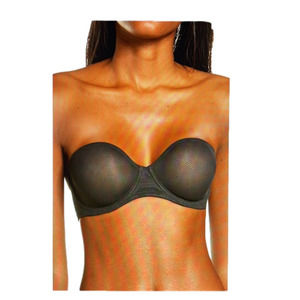Skims Mesh underwire strapless/strap Black Bra 40B NWT